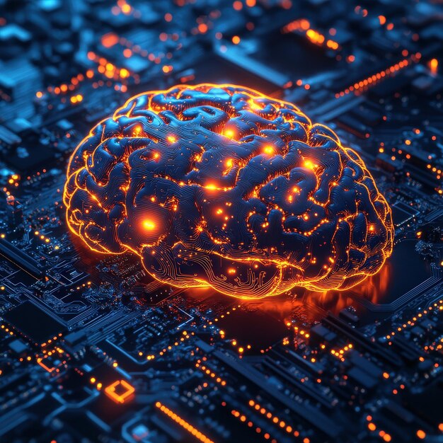 AI technology interface showcasing artificial intelligence solutions and machine learning capabilities